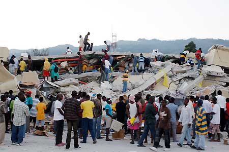 Aftermath Of Haiti Earthquake